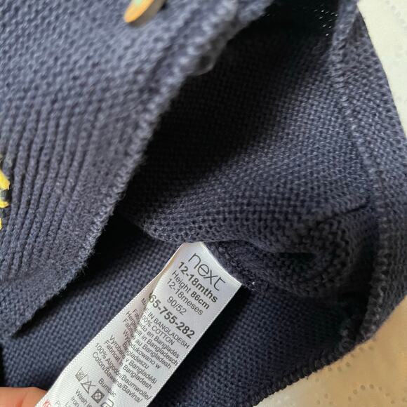 Next Bumblebee Cardigan Sweater Size 12-18m - Picture 6 of 6